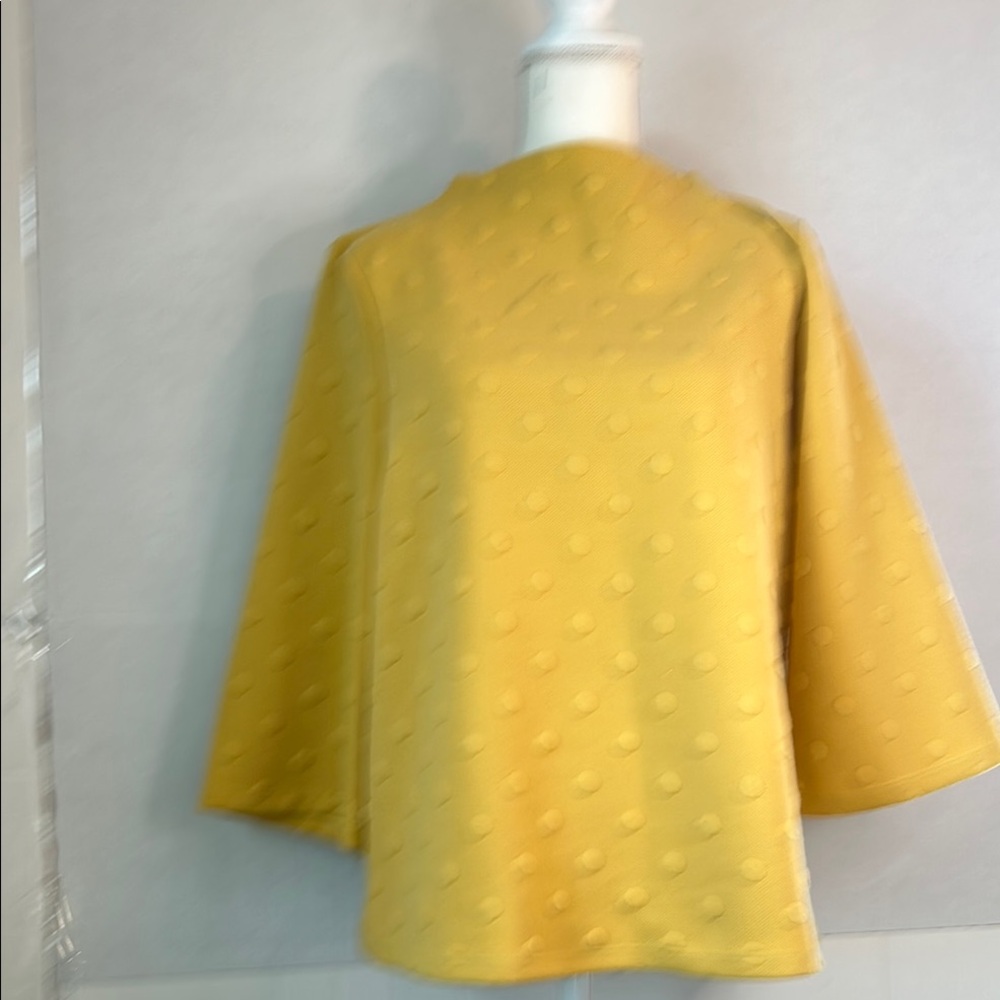 W5 3/4 Sleeve Vintage Inspired Popcorn Top. Size XL